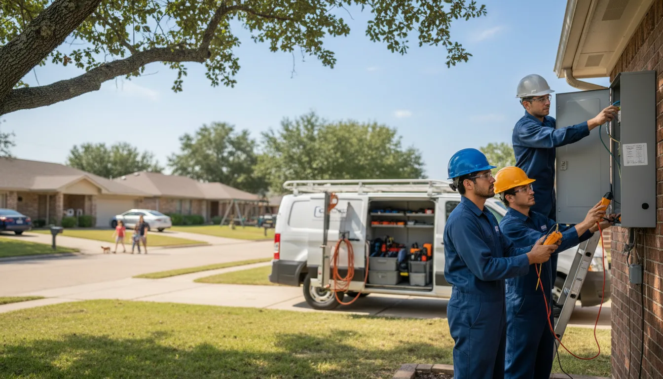 Certified electrician providing emergency electrical services in East Leroy, MI